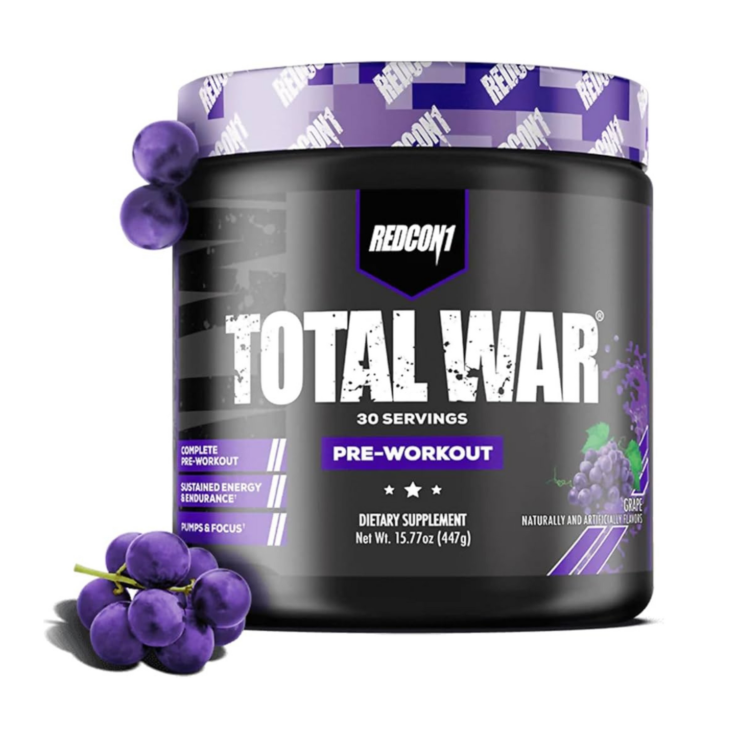 REDCON1 TOTAL WAR PREWORKOUT grapes flavor