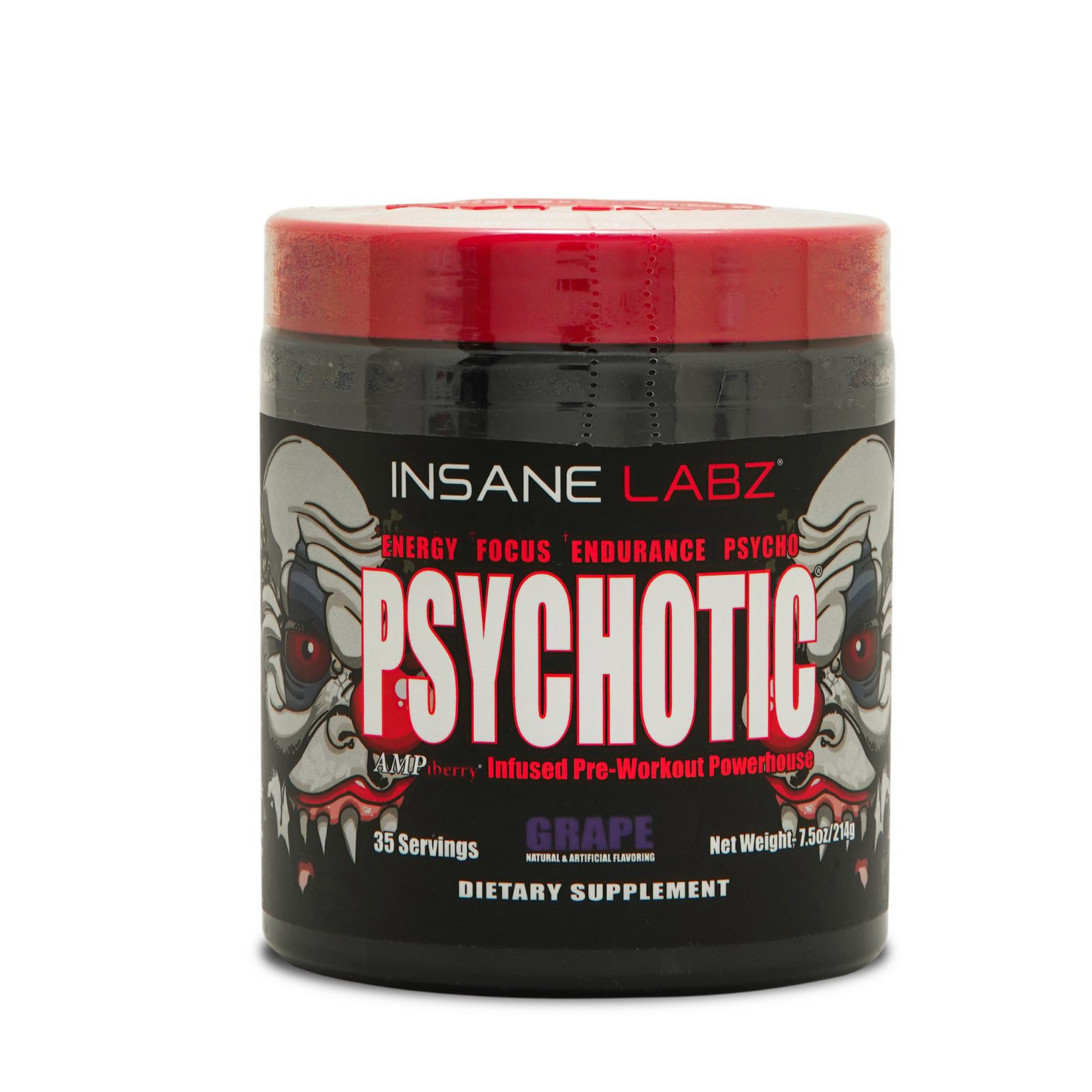 INSANE LABZ PSYCHOTIC pre-workout grapes