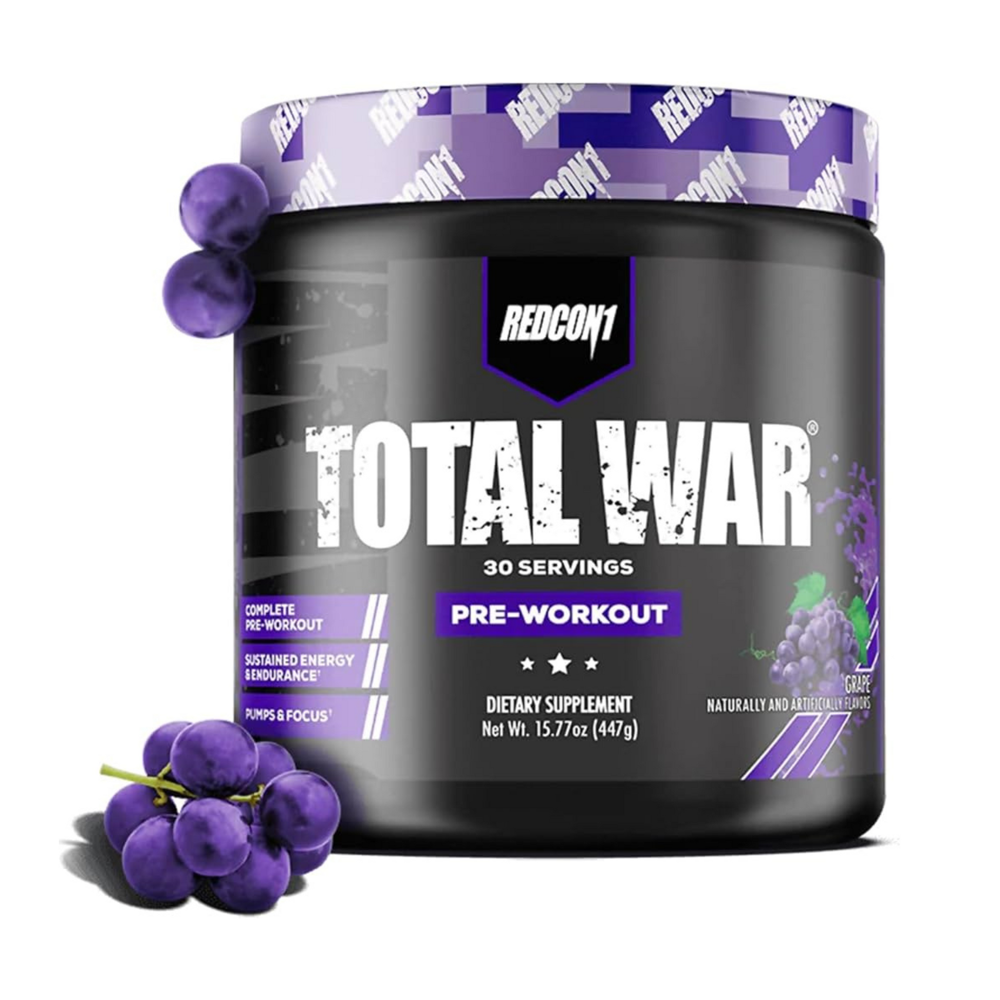 REDCON1  TOTAL WAR PREWORKOUT grapes flavor