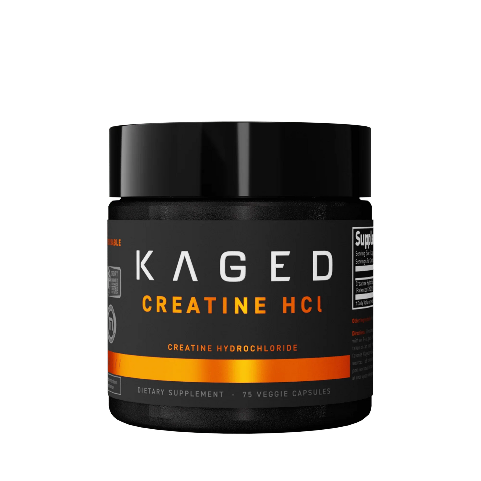 CREATINE HCL KAGED 75 Veggie Capsules